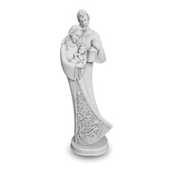 Escultura da Sagrada Família em Mármore - 32cm Detalhada para Decoração e Devoção - imagem 1
