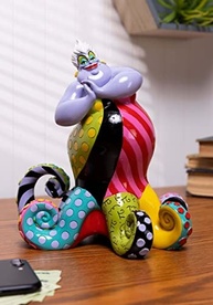 Estatueta Disney por Romero Britto - Ursula da Pequena Sereia, 21 cm, Multicolorido | Coleção Exclusiva Pop Art - imagem 2