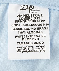 Babador Bandana Jeans Impermeável para Bebê - Estilo e Proteção na Hora da Refeição - imagem 5