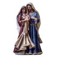 Sacro - Imagem da Sagrada Família Ternura em Resina Importada 30cm | Decoração Religiosa Elegante - imagem 2