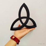 Estatueta Triquetra - Símbolo da Eternidade e Infinito | Decoração Espiritual e Moderna - imagem 5