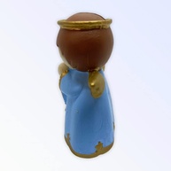 Anjo da Guarda em Resina Azul - Anjinho Rezando 7 cm | Proteção e Fé com Estilo - imagem 2