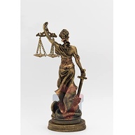 Estátua Decorativa Themis - Deusa da Justiça em Resina Premium | Simbolismo e Elegância para Ambientes Profissionais - imagem 5