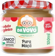 Kit 6 papinhas de frutas Da Vovó sabor Maçã - imagem 1