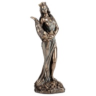 Escultura Fortuna em Resina com Acabamento Bronze - Deusa da Sorte para Decoração Elegante - imagem 1