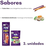 Kit Halloween Fini – Balas Gelatina Tubes Boo! 12x15g + Dentadura da Bruxa 12x15g – Diversão e Sabor para sua Festa - imagem 4