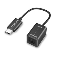 Adaptador Áudio Óptico USB-C para Toslink Cubilux c/ DAC 192kHz - Som Imersivo - imagem 2