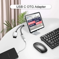 Adaptador USB-C 2 em 1: Carregue e Transfira Dados! - imagem 3