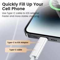 Adaptador USB-C para iPhone: Carregue e Transfira Dados! - imagem 3