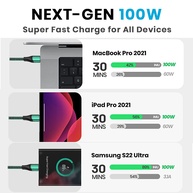 Cabo USB-C 100W KCNKON: Carregamento Turbo e Dados! - imagem 3