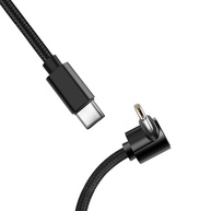 Cabo USB-C 90°: Carregue Rápido e Transfira Dados! - imagem 3