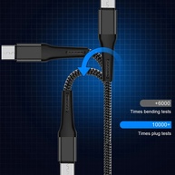 Cabo USB-C e Micro USB: Carregamento Rápido e Dados - imagem 3