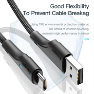 Cabo USB-C Essager 3A: Carregamento Turbo e Dados! - imagem 3