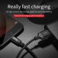 Cabo Micro USB HOCO: Carregue Rápido e Transfira Dados! - imagem 3