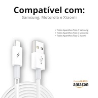 Cabo Tipo-C USB Turbo Carregamento Rápido, Cabo de Dados, Reforçado Compatível Com Android, EXC77, Premium® - imagem 2