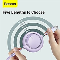 Cabo 3 em 1 Baseus: Carregue Rápido e Transfira Dados! - imagem 2