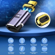 Cabo USB-C Magnético 140W: Carregue Rápido e Transfira Dados! - imagem 4