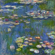 Lírios D'água (1916) de Claude Monet - Tela Canvas 30x30cm | Arte Giclée Premium - imagem 1