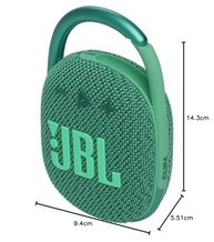 JBL Clip 4 Eco: Caixa de Som Bluetooth Ecológica, à Prova d'Água e com 10h de Bateria - Verde Vibrante - imagem 5