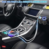 Kit 2 Tomadas Dupla USB 4.2A + Acendedor Cigarro 12V/24V - Carregador Rápido Veicular à Prova d'Água - imagem 3