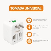 Kit Viagem Premium: Adaptador Universal + Capa Celular à Prova d'Água | Conectividade Global e Proteção Total - imagem 5