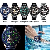 CURREN 8395S: Relógio Masculino Esportivo e à Prova D'água - imagem 2