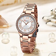 Relógio CURREN Feminino 9091X: Aço Inoxidável, Luminoso e à Prova D'água - imagem 2