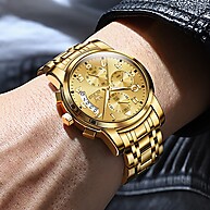 OLEVS 2879: Relógio Masculino Luxo e à Prova D'água - imagem 2