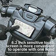 Bolsa Frontal para Moto: Touchscreen e à Prova D'água - imagem 2