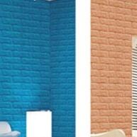 Papel de Parede 3D Adesivo Tijolos Grosso à Prova d'Água - imagem 1