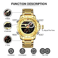 Naviforce 9163: Relógio Digital Masculino à Prova D'água - imagem 2