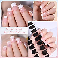 Tiras de Gel para Unhas Francesa Patch – 20 Tips à Prova d'Água - imagem 1