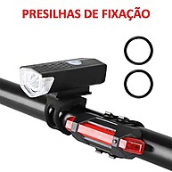 Kit Bicicleta LED + Velocímetro à Prova D'água - imagem 1
