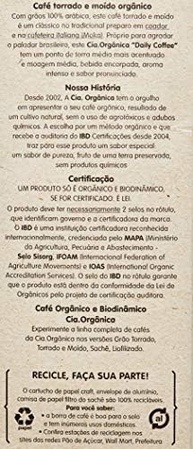 Cia. Orgânica Café Cia Orgânica Daily Orgânico Torrado E Moído 250G - imagem 3