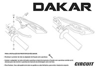 Protetor de Mão Circuit Dakar Yamaha - Proteção Carbono e Azul para Trilhas - imagem 3