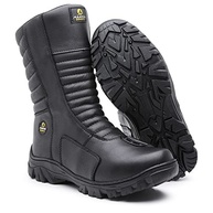 Bota para Motociclismo Dakkar em Couro Palmilha Anatômica Cano Alto - imagem 3