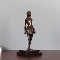 Pequena Dançarina de Bronze com Quatorze Anos - Réplica de Escultura Degas 26,4cm | Decoração Elegante e Presente Sofisticado - imagem 5