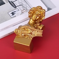 Estátua de Afrodite Dourada 15,2 cm - Escultura de Resina para Decoração Dark Academia e Coquette - imagem 5
