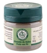Kit 2X: Pimenta do Reino Preta Companhia das Ervas 80g - imagem 1