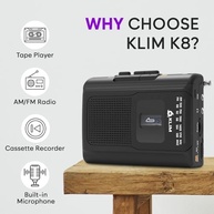 KLIM K8: Reviva a Magia das Fitas Cassete com Walkman Moderno e Rádio AM/FM - imagem 3