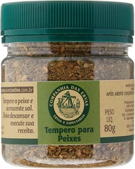 Companhia das Ervas Tempero Para Peixes Companhia Das Ervas Pote Pet 80G - imagem 1
