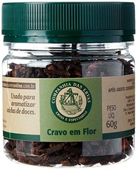 Companhia das Ervas Cravo Em Flor Companhia Das Ervas 60G Pote Pet - imagem 2