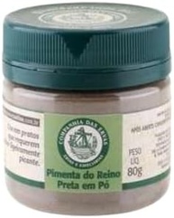 Kit 3X: Pimenta do Reino Preta Companhia das Ervas 80g - imagem 1