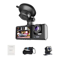 Dashcam 1080P Tripla: Câmera Frontal, Interna e Traseira com Visão Noturna e Tela de 2" - imagem 2