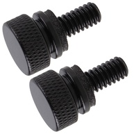 Parafuso de Assento Harley Davidson 1996-2024: Montagem Rápida e Segura em Aço Inox Preto (2 Peças) - imagem 1