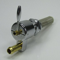 Válvula Petcock Hi-Flow Cromada 22mm para Harley Davidson Big Twin e Sportster (1975-2006) - imagem 2