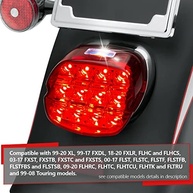 Lâmpada Traseira LED Layback para Harley Davidson: Freio e Sinalização Potentes - imagem 3
