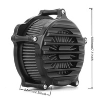 Filtro de Ar Harley Davidson Sportster, Softail, Touring - Estilo Venturi (Cinza) - imagem 3