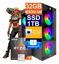 Pc Gamer Computador Cpu Ryzen 7 5700G / SSD 1TB M.2 NVMe / 32gb Memória Ram Ddr4 / Windows 11 Pro - imagem 1