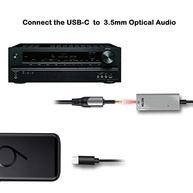 Reiyin DA-03: Conversor de Áudio USB-C DAC 192kHz 24 bits para Toslink e 3.5mm AUX - imagem 4
